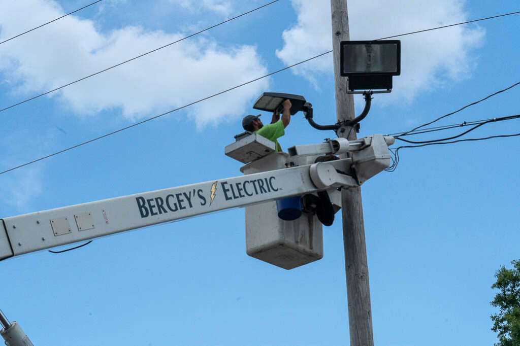 Chad Bergey Replacing inefficient metal-halides with LEDs at Bergey's GMC